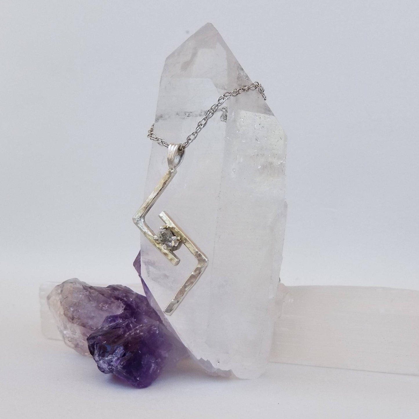 Jera Rune Sterling Silver Pendant - Elder Futhark Runes