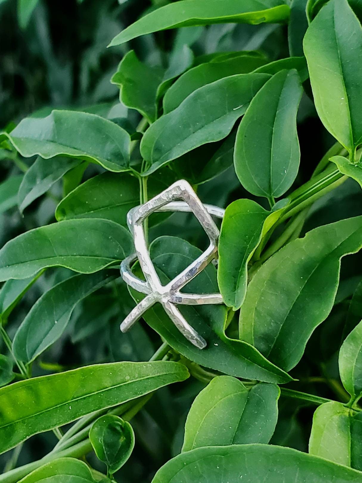 Othala Sterling Silver Rune Ring - Goddess, Home, Plenty, Family - Elder Futhark Runes - Made to Order
