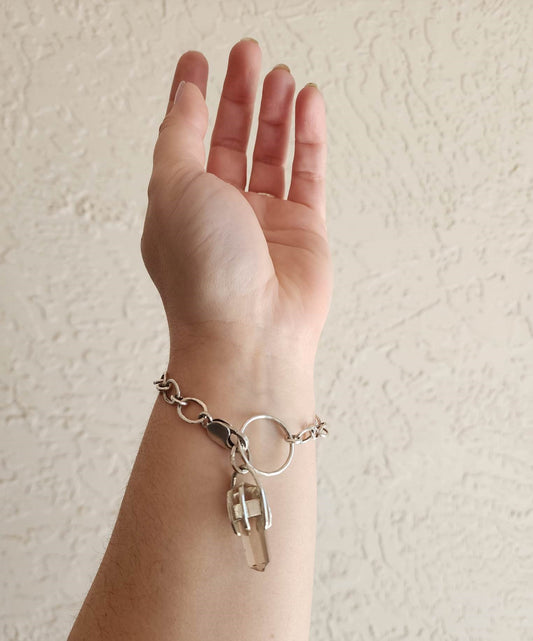 925 Sterling Silver Stealth Pendulum Bracelet