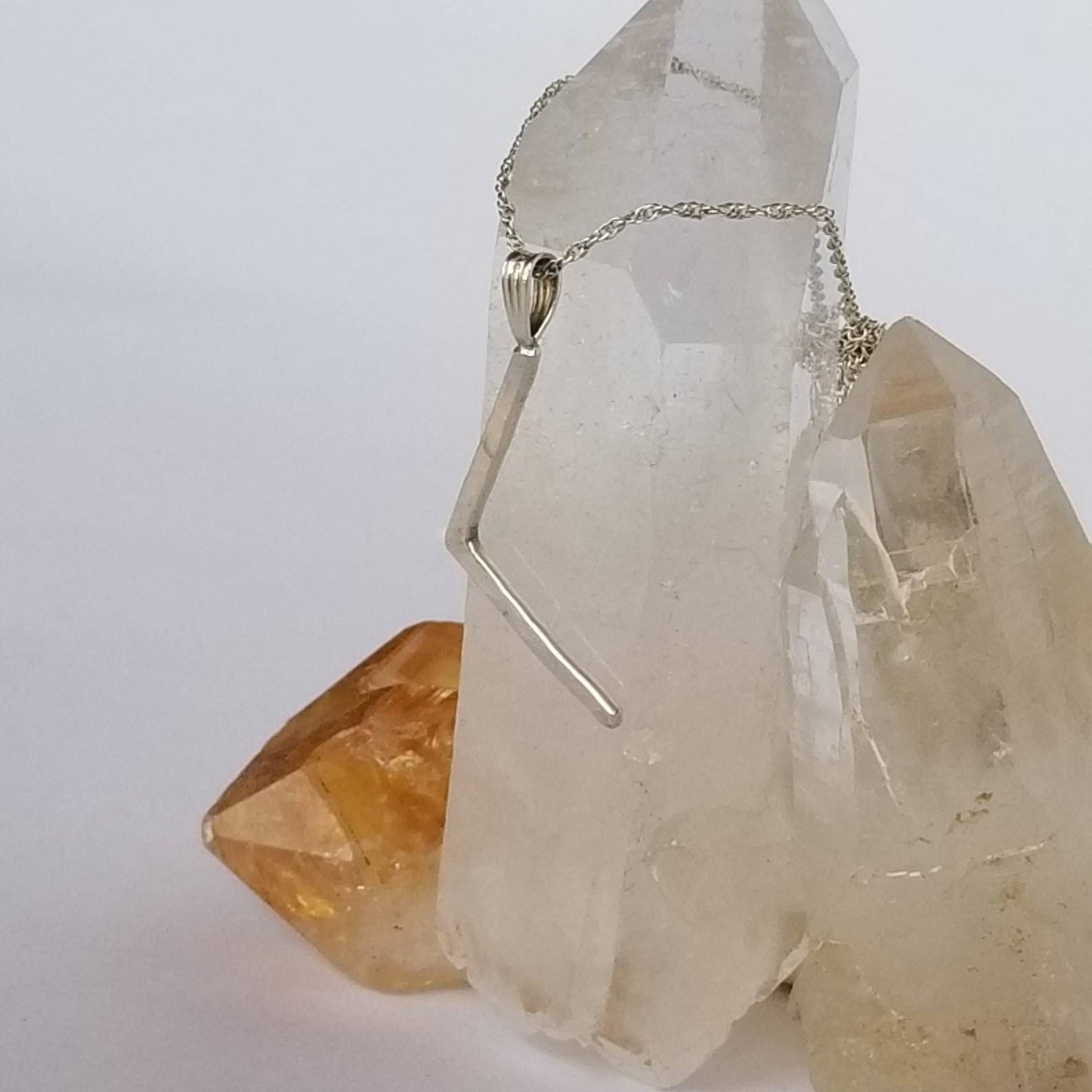 Kenaz Kanu Rune Sterling Silver Pendant - Creativity, Knowledge, Inspiration - Elder Futhark Runes