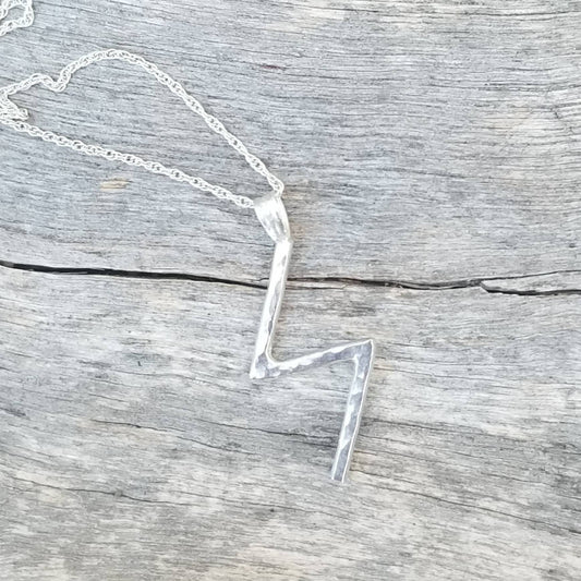 Sowilo Sowelo Sun Rune Sterling Silver Pendant - Self-Confidence, Sun, Health, Success - Elder Futhark Runes