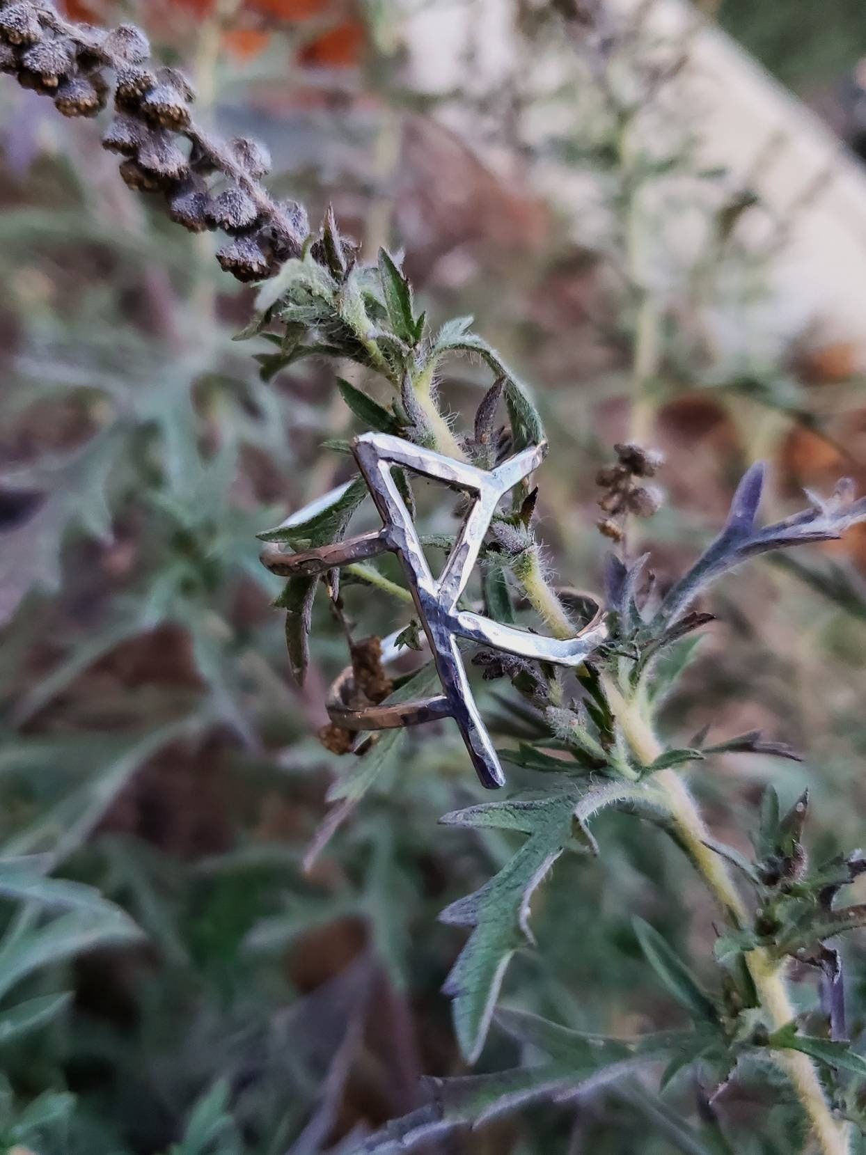 Raido Raidho Sterling Silver Rune Ring - Movement, Journeys, Opportunities - Elder Futhark Runes - Made to Order